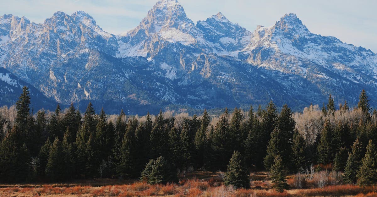Wyoming — Wyoming Grand Teton mountains