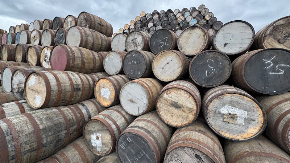 Kentucky — Kentucky bourbon barrels
