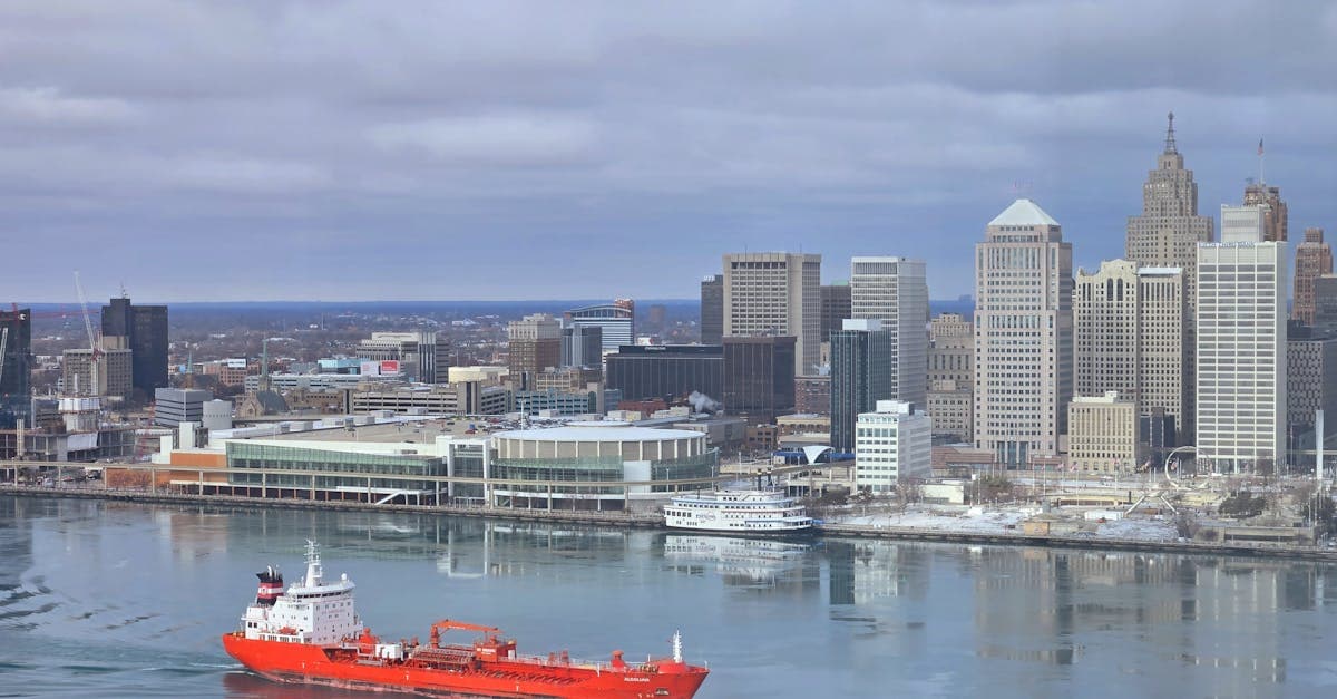 Michigan — Michigan Detroit skyline