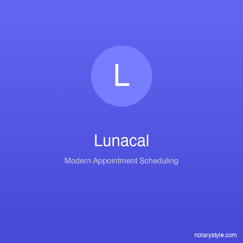 Lunacal — Modern Scheduling & Appointment Booking