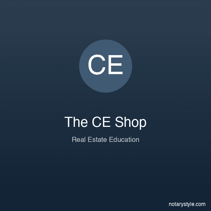 The CE Shop — Real Estate Continuing Education