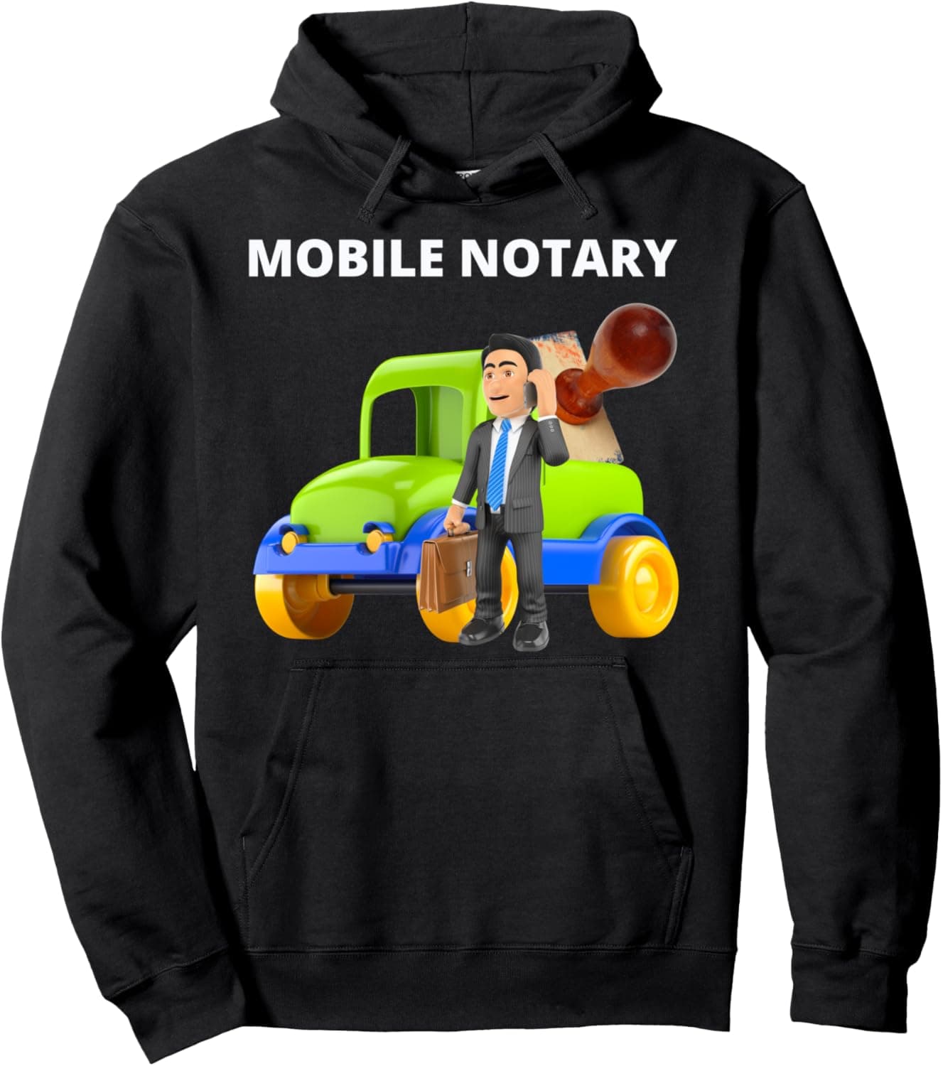 Mobile Notary. Notary Public. Notary Signing Agent Pullover Hoodie