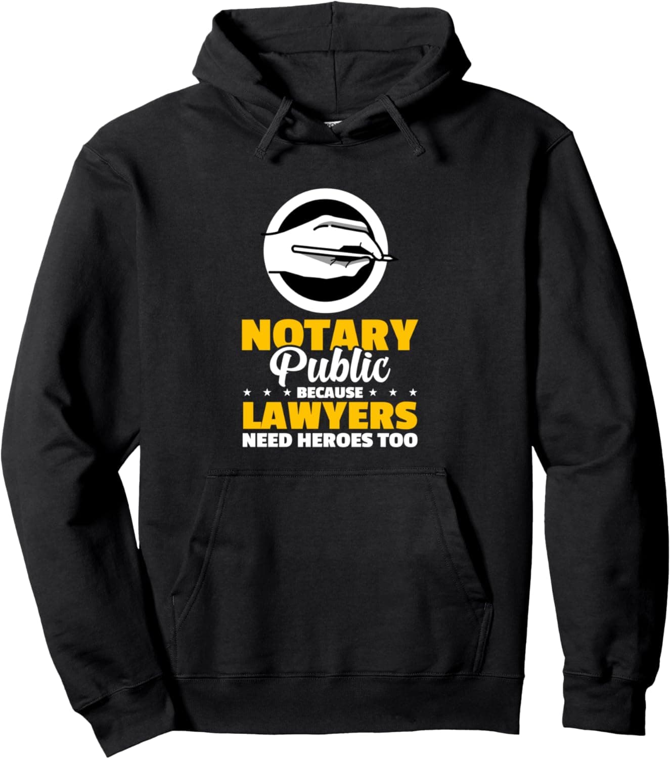 Notary Public Hero Mobile Notary Public Pullover Hoodie