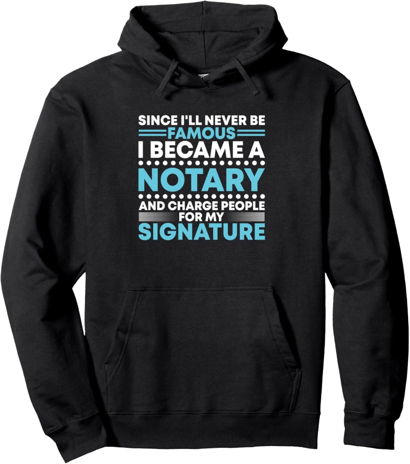 Notary Signature Mobile Notary Public Pullover Hoodie