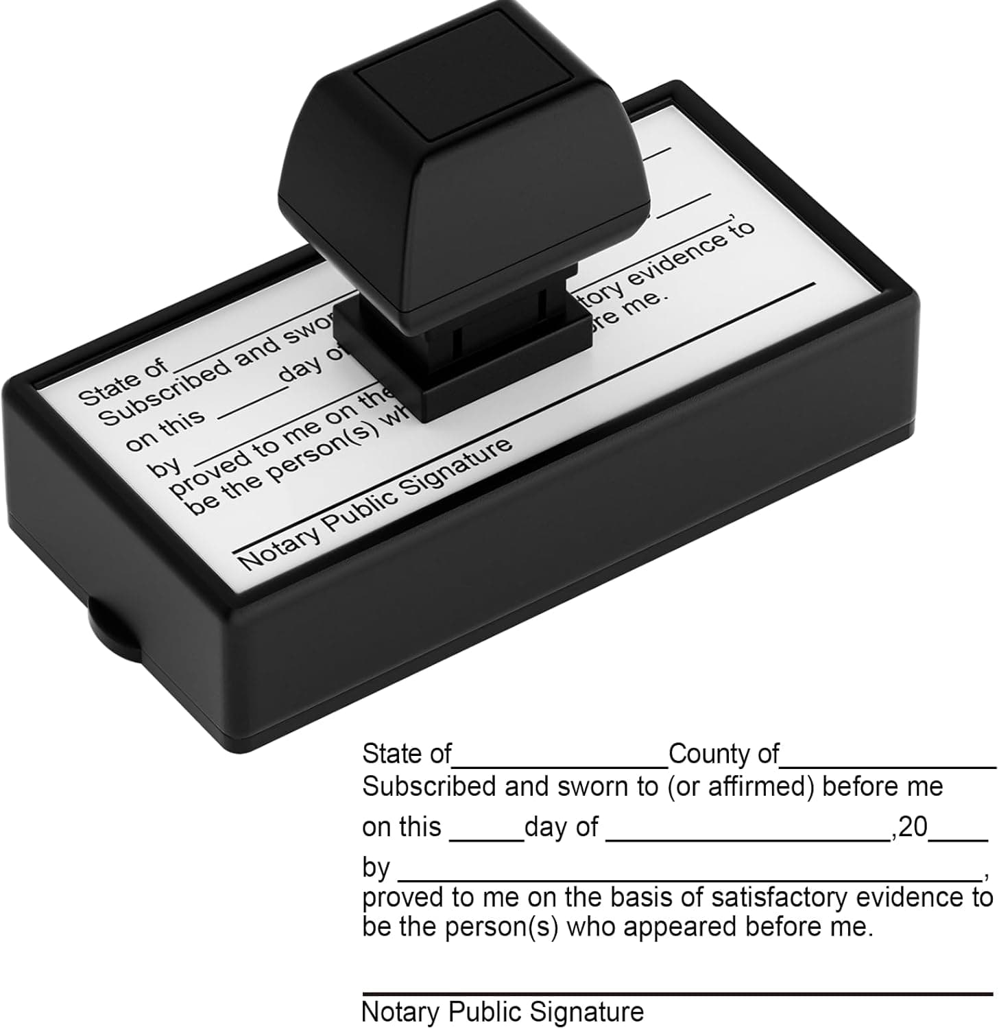 Notary Stamps, Notary Jurat Stamp, Notary Supplies That are Easy to Store, Notary Stamp, Notary Seal