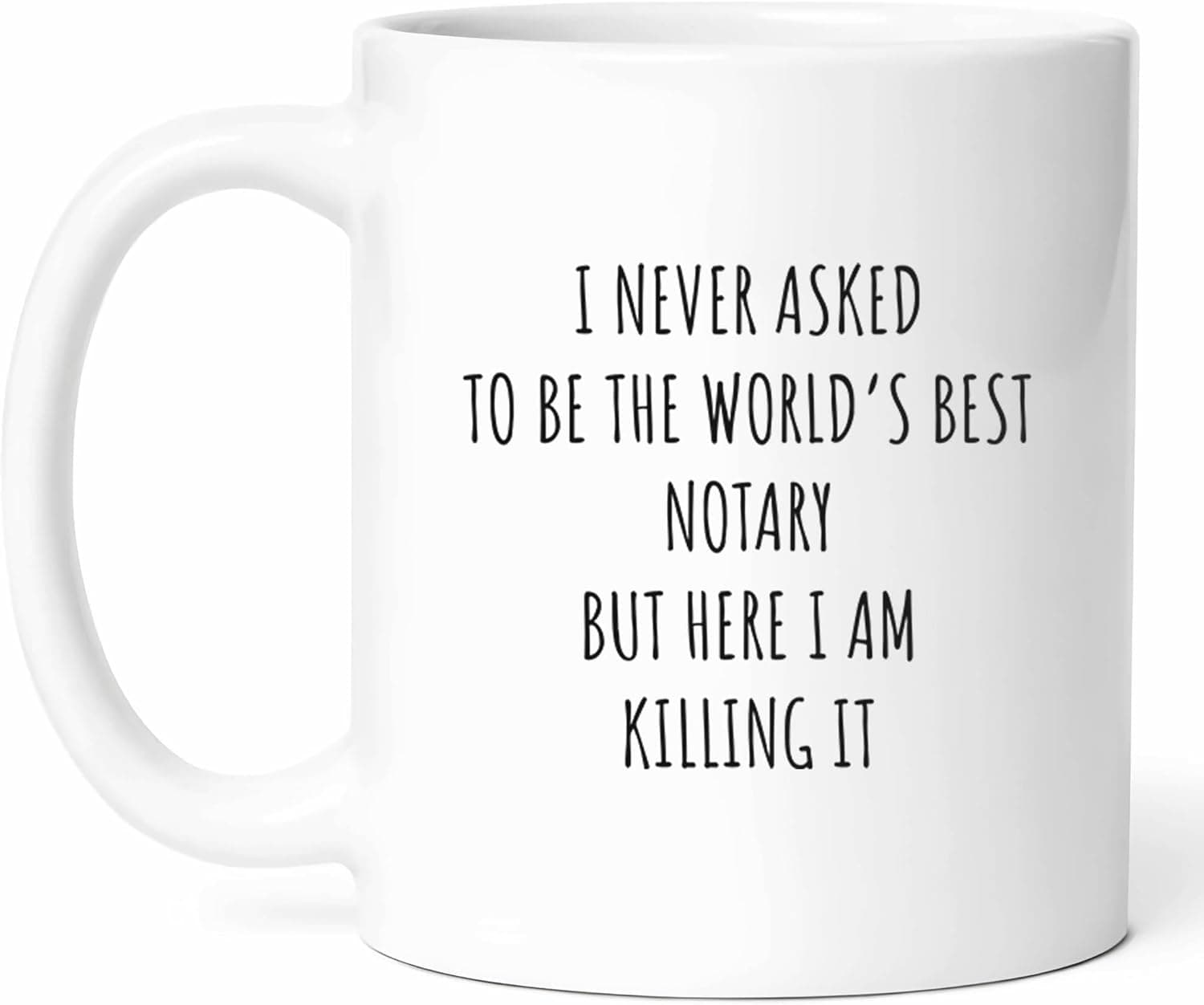 Best Notary Mug - Legal Professional Coffee Cup - Document Signer Funny Gift From Colleagues - Public Tea Mugs - Certification Specialist Cups - 11 Oz Ceramic Gifts For Experts, Birthday, Him, Her